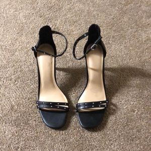 Black sandal heel